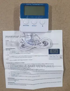 Digital Alarm Thermometer With Max/Min Function