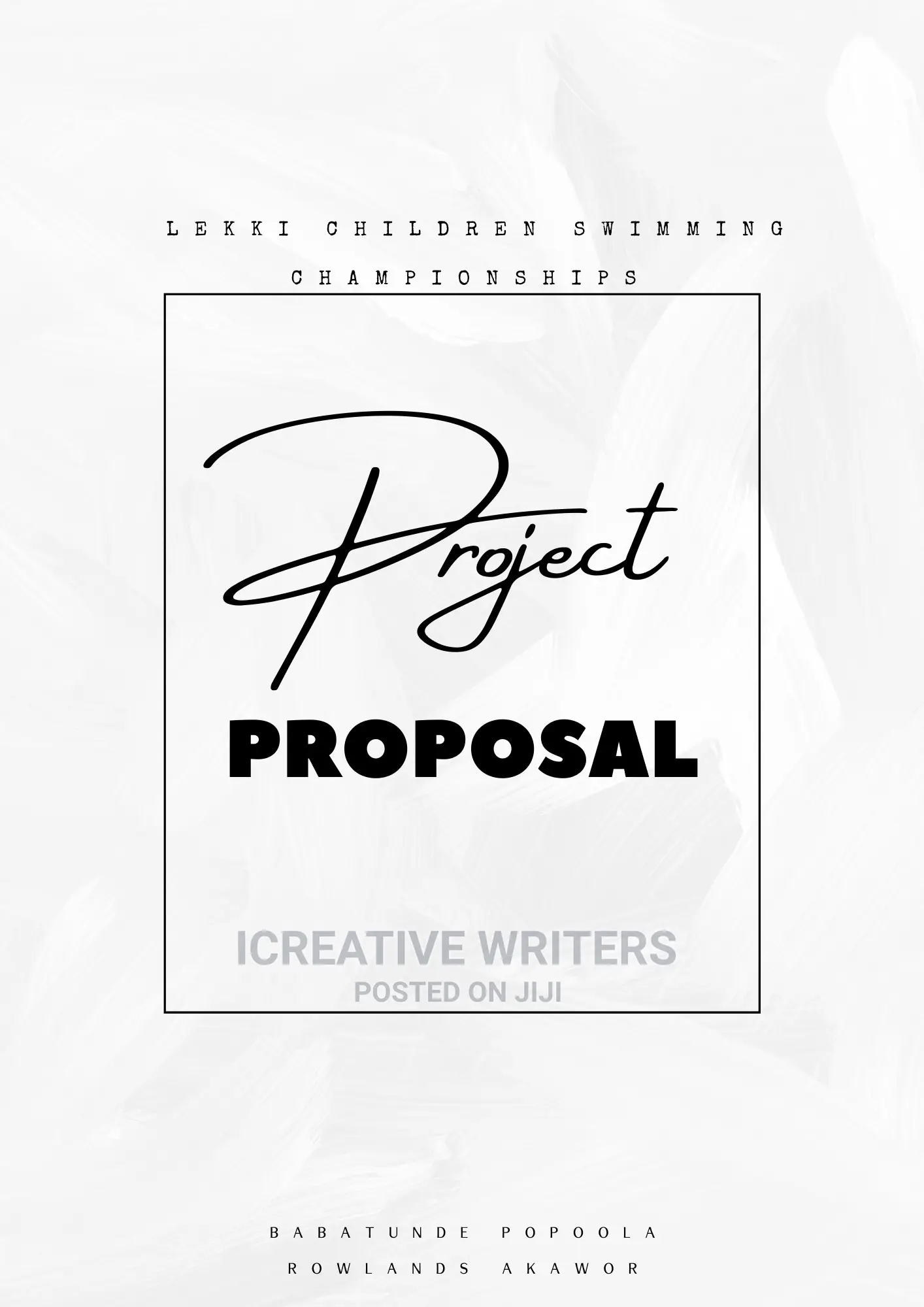 Sponsorship Business Proposals