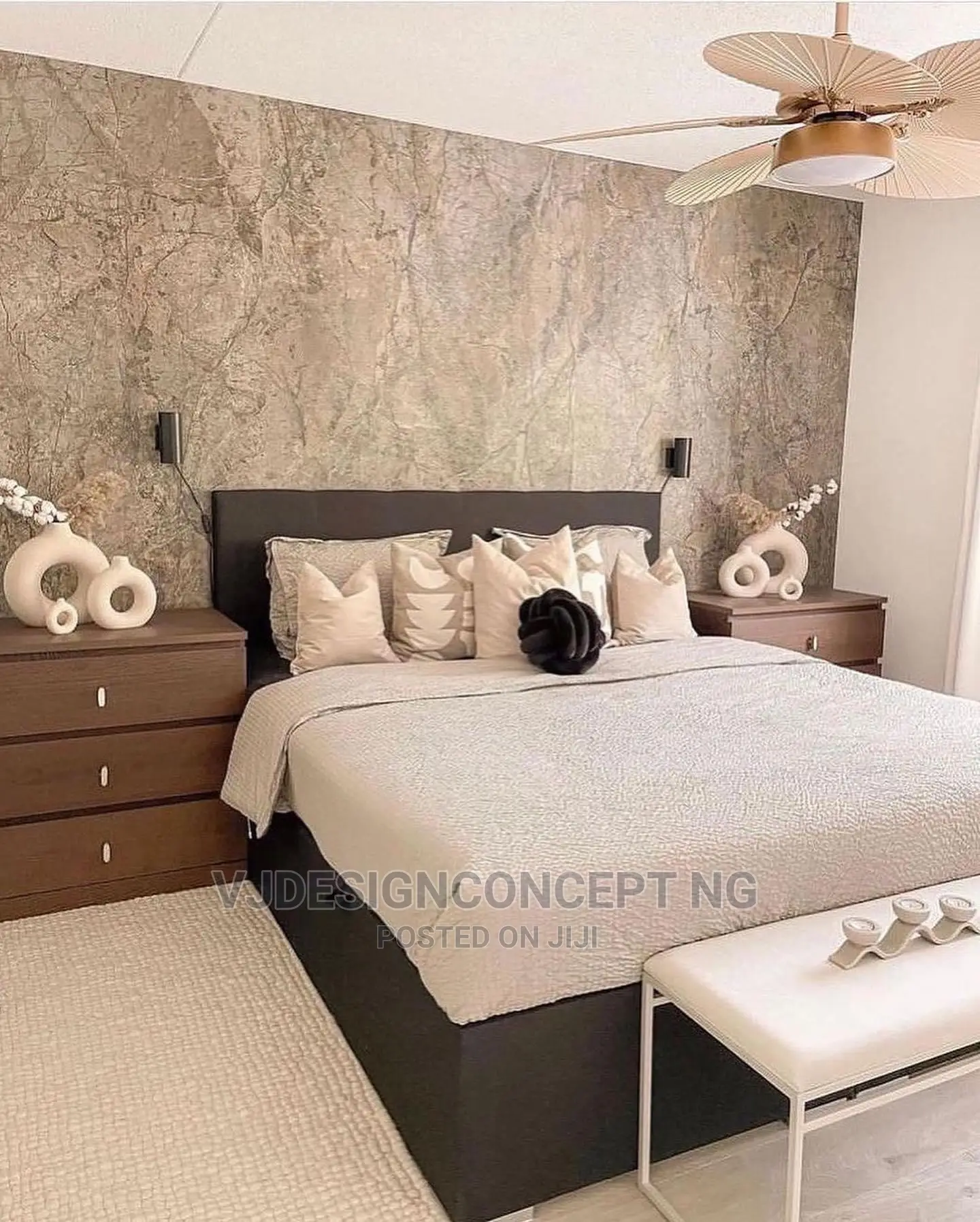 Bed-Frame 6x6 Solid