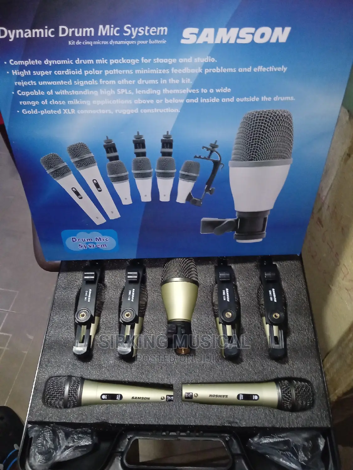 7 Sets Samson Dynamic Drum Microphone