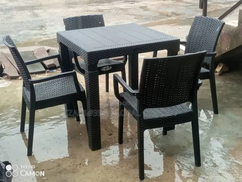 Four Seaters Multi Purpose Plastic Table Set