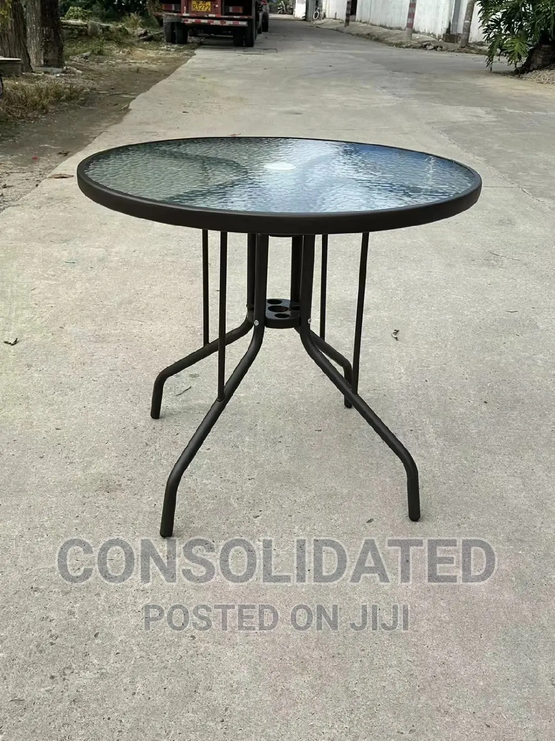 Outdoor Glass Table