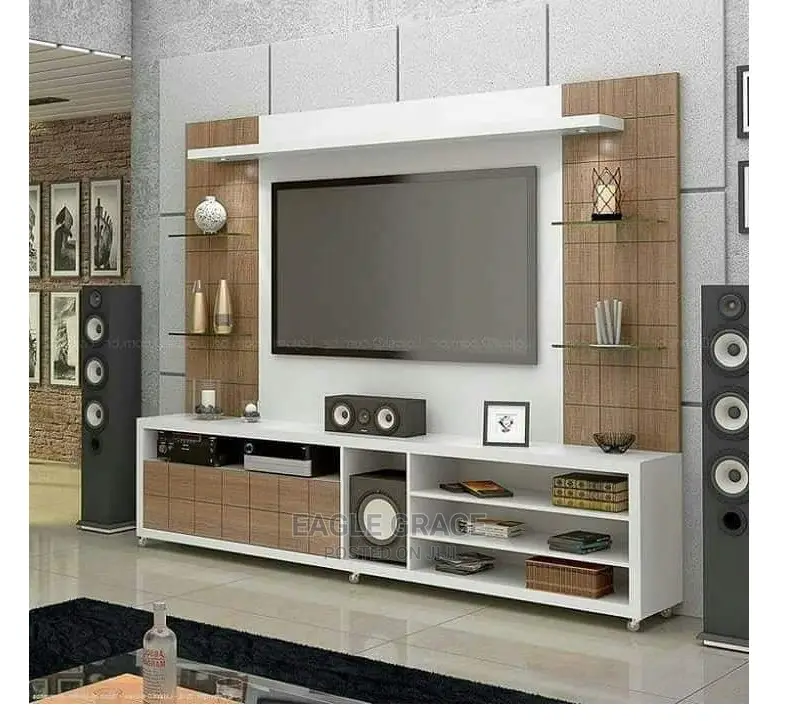 Trendy and Classic TV Shelf
