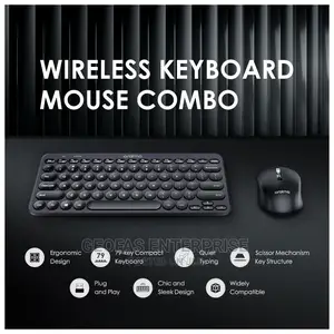 Oraimo Smart Slim Mechanism Wireless Keyboard Mouse Combo