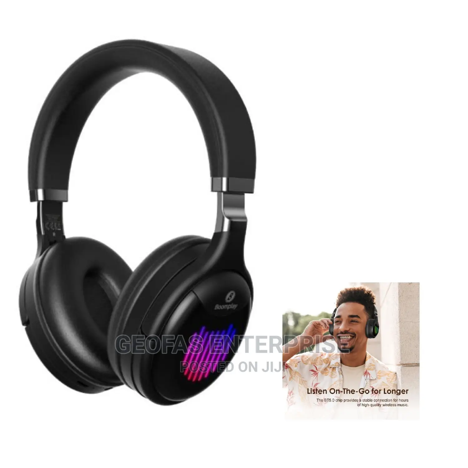 Oraimo Boompop Over Ear Bluetooth Wireless Earphone