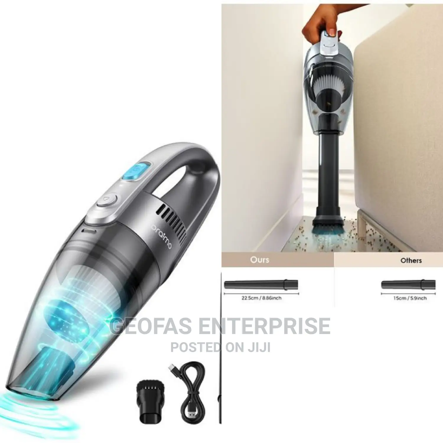 Oraimo H2 Ultra Cordless Rechargeable Vacuum Cleaner