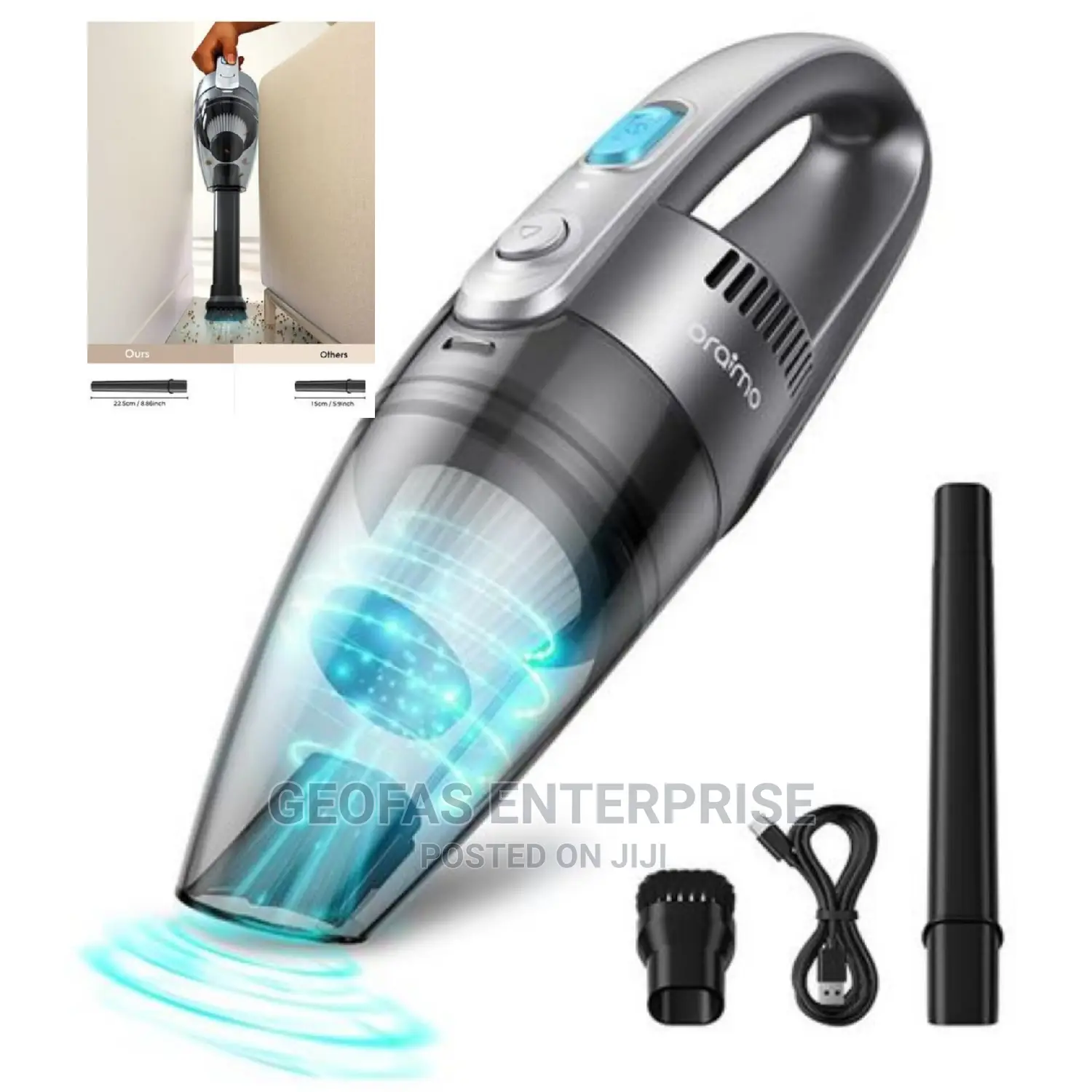 Oraimo H2 Ultra Cordless Rechargeable Vacuum Cleaner