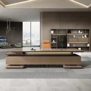 New Modern Executive CEO Office Table With Lights 3.2mtr