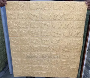 3D Quality Self Adhesive Foam Wallpaper Wall Sticker