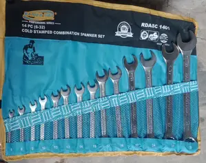 14pc (6-32) Cold Stamped Combination Spanner Set