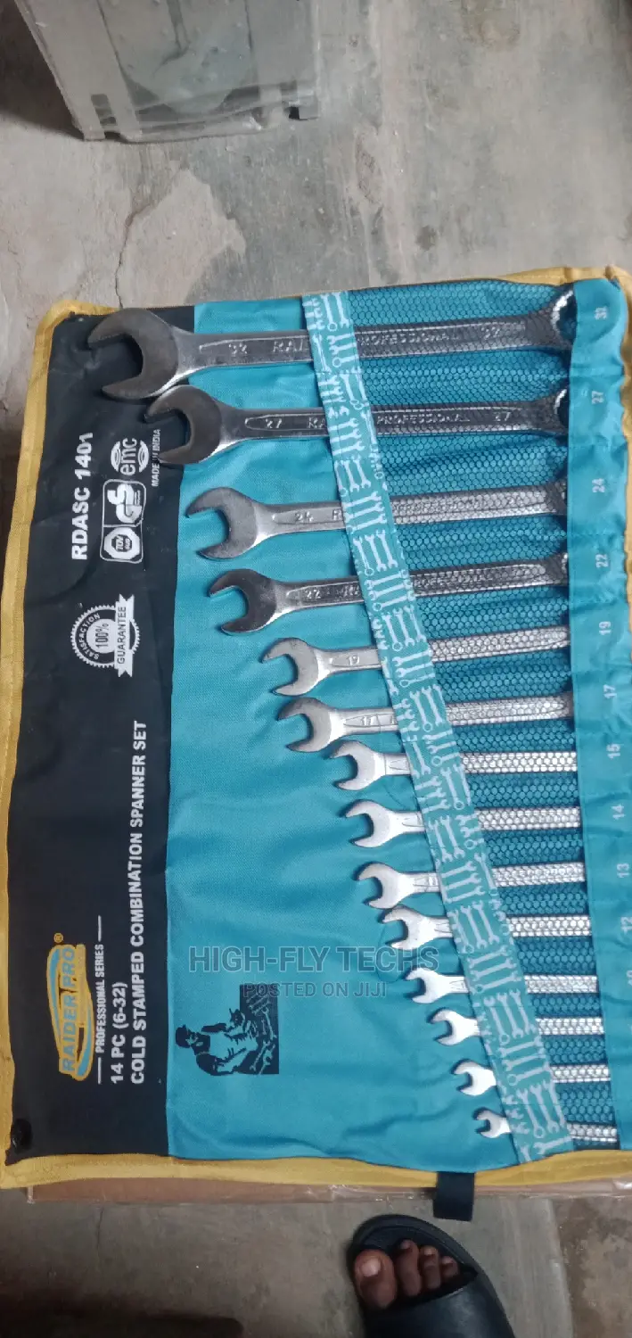 14pc (6-32) Cold Stamped Combination Spanner Set