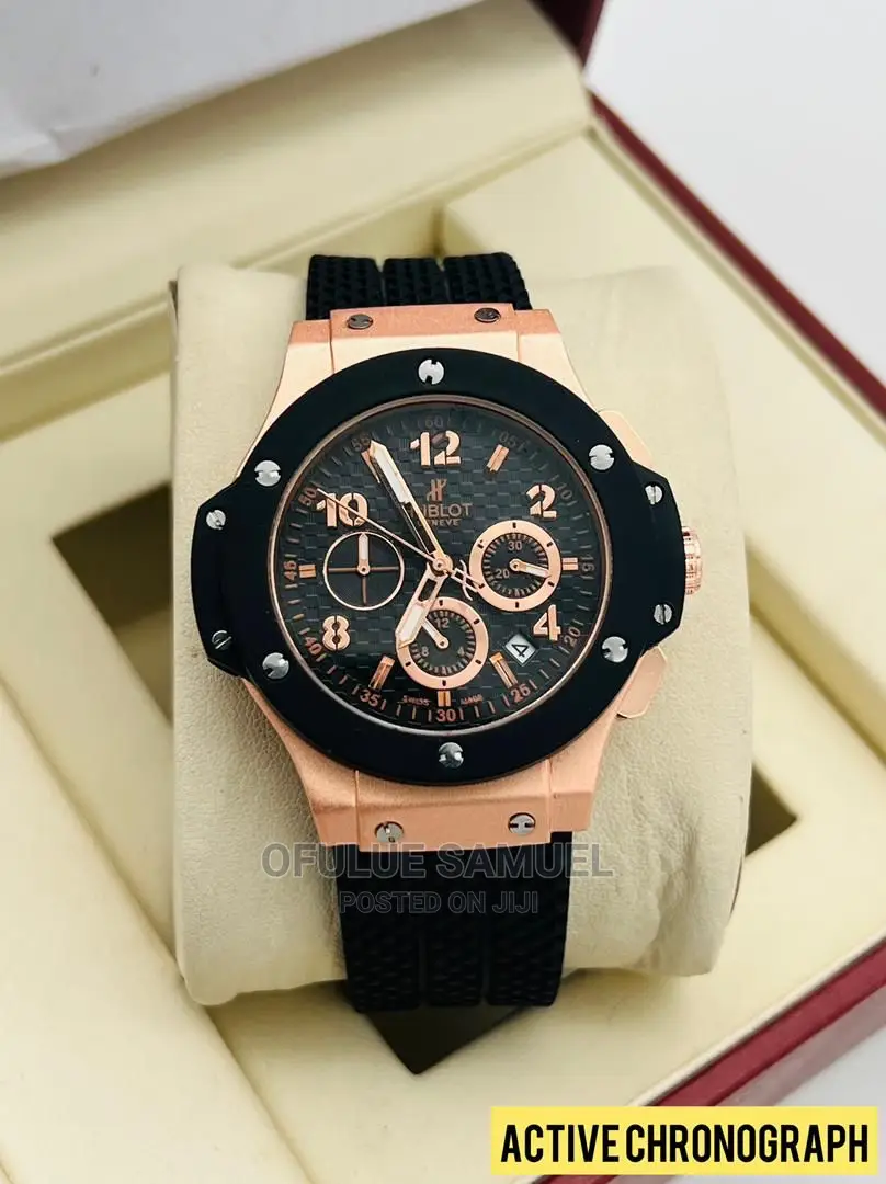 Hublot Rubber Strap Wristwatch
