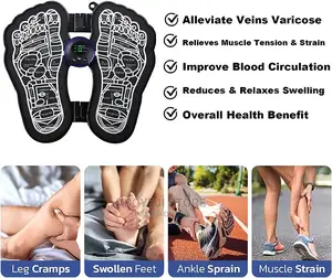 Foot Massager Muscle Stimulator Machine Pad