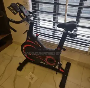 Commercial Red Spinning Bike