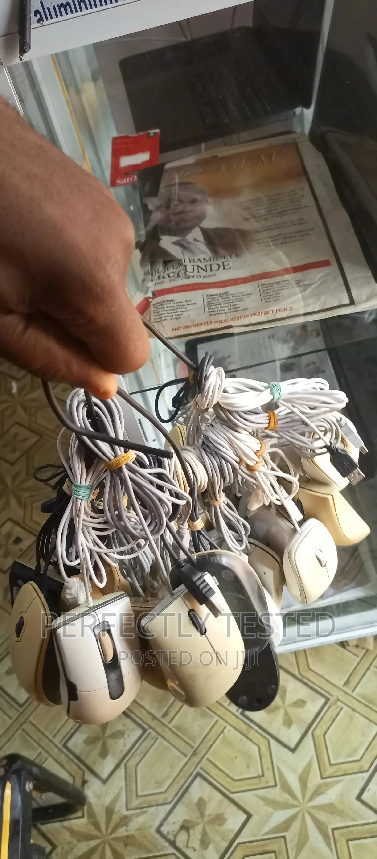 Laptop Accessories( Mouse, Flash Drive, Chargers E.T.C)