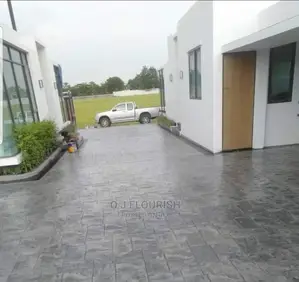 Neatly Designed Stamped Concrete