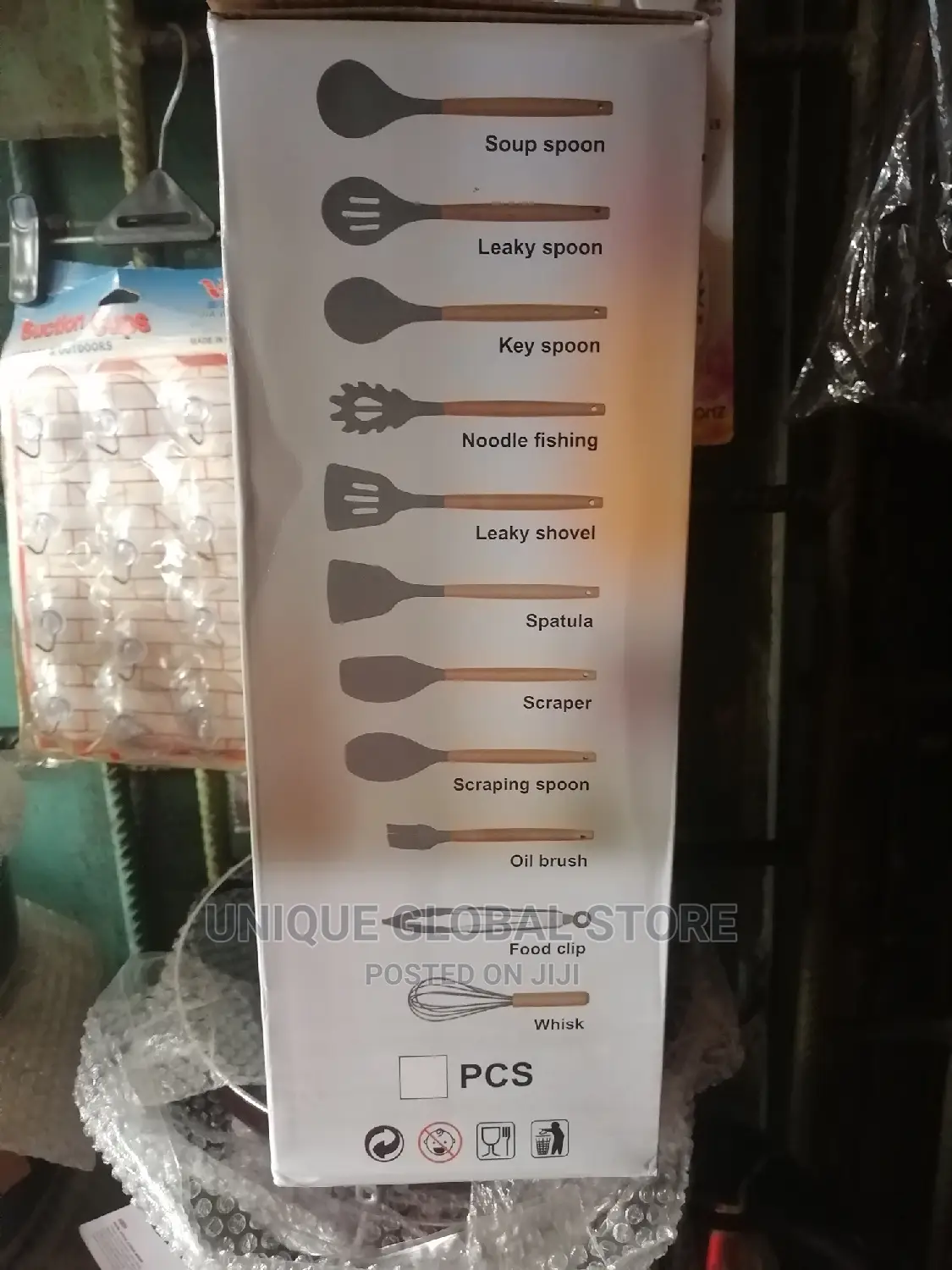 Sets of Silicone Cooking Spoons and Knives