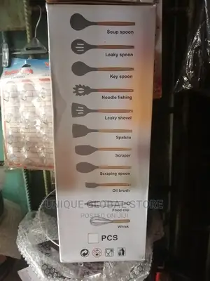 Sets of Silicone Cooking Spoons and Knives