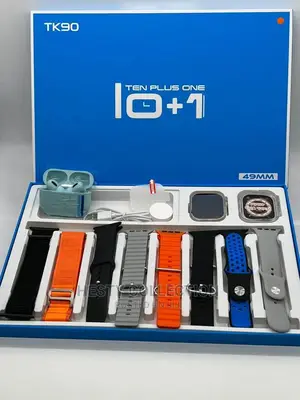 8 Strap Smartwatch and Airpods Series 8