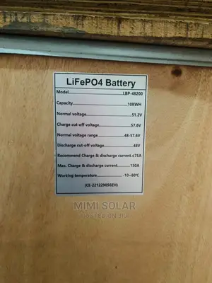 10kwh Lifep04 Lithium Battery