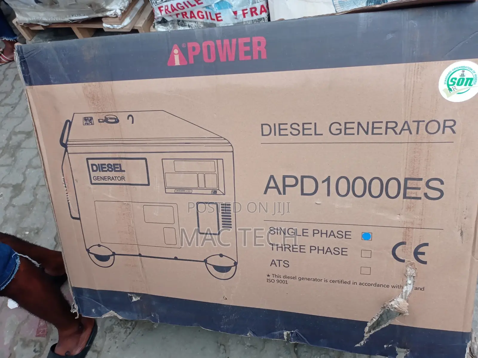 Ipower 10kva Soundproof Generator. 100% Pure Copper.