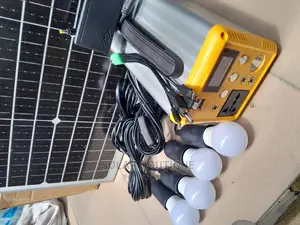 300w Solar Generator With 4 Bulbs