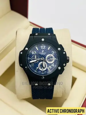 Authentic Hublot Rubber With a Working Chronograph