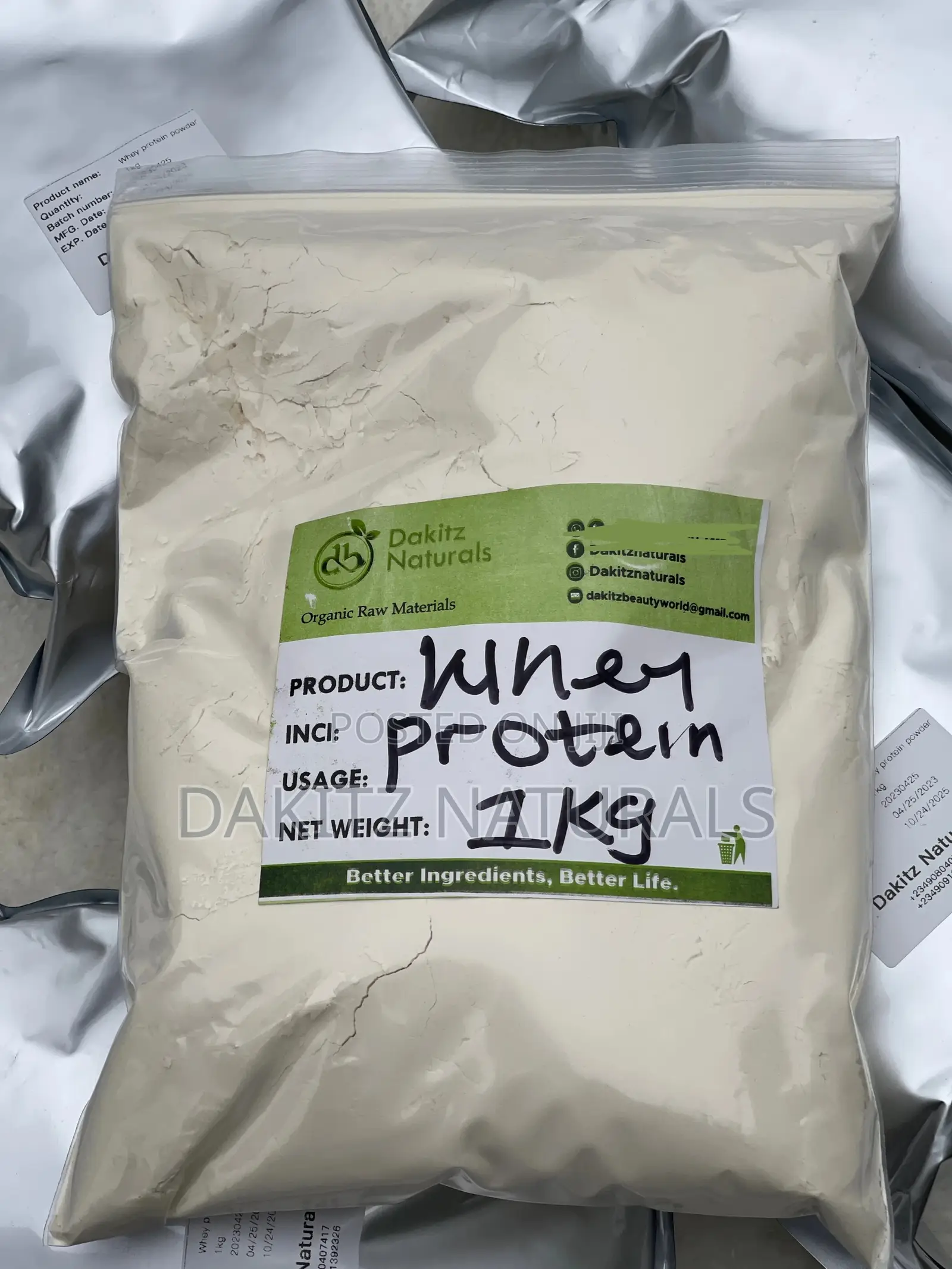 Whey Protein Concentrate Powder 1kg