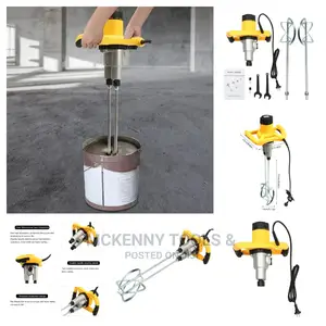 Double Rod Stirrer With Strong Mortar Stirrer Concrete 2600w