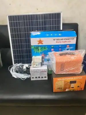 70W Solar Panel DC 18V Home Solar System With Fan