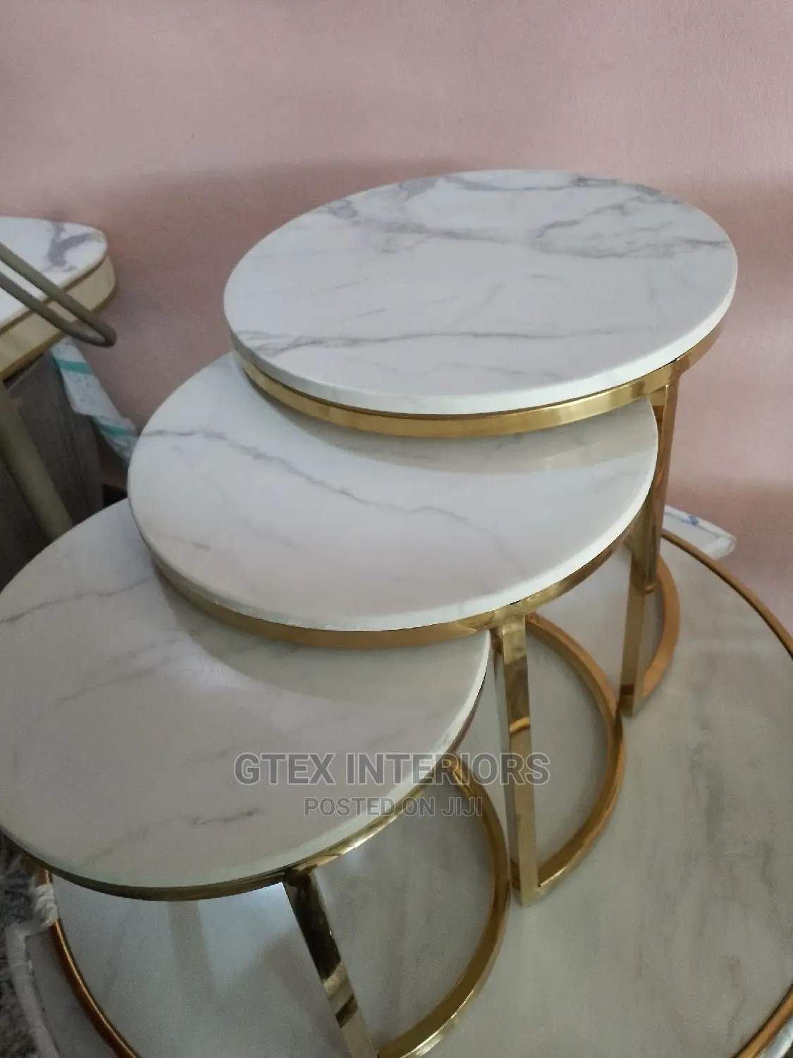 Marble Side Stools