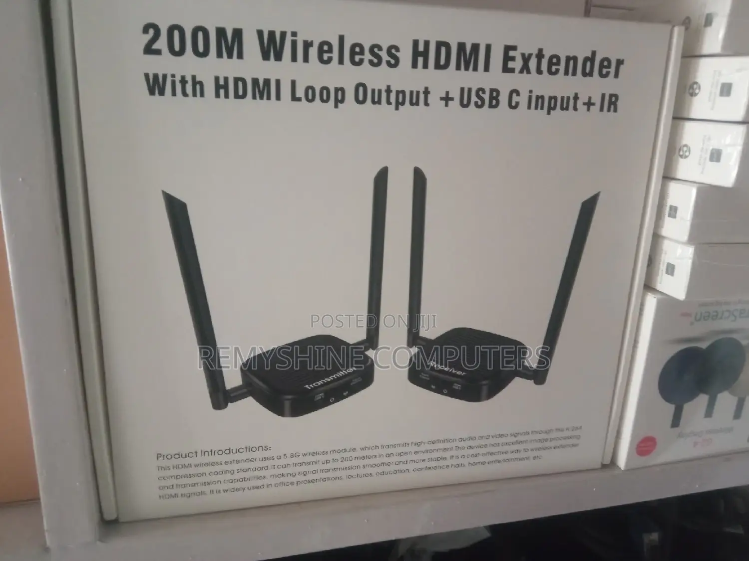 200m Wireless Hdmi Extender With Hdmi Loop Output + Usb C