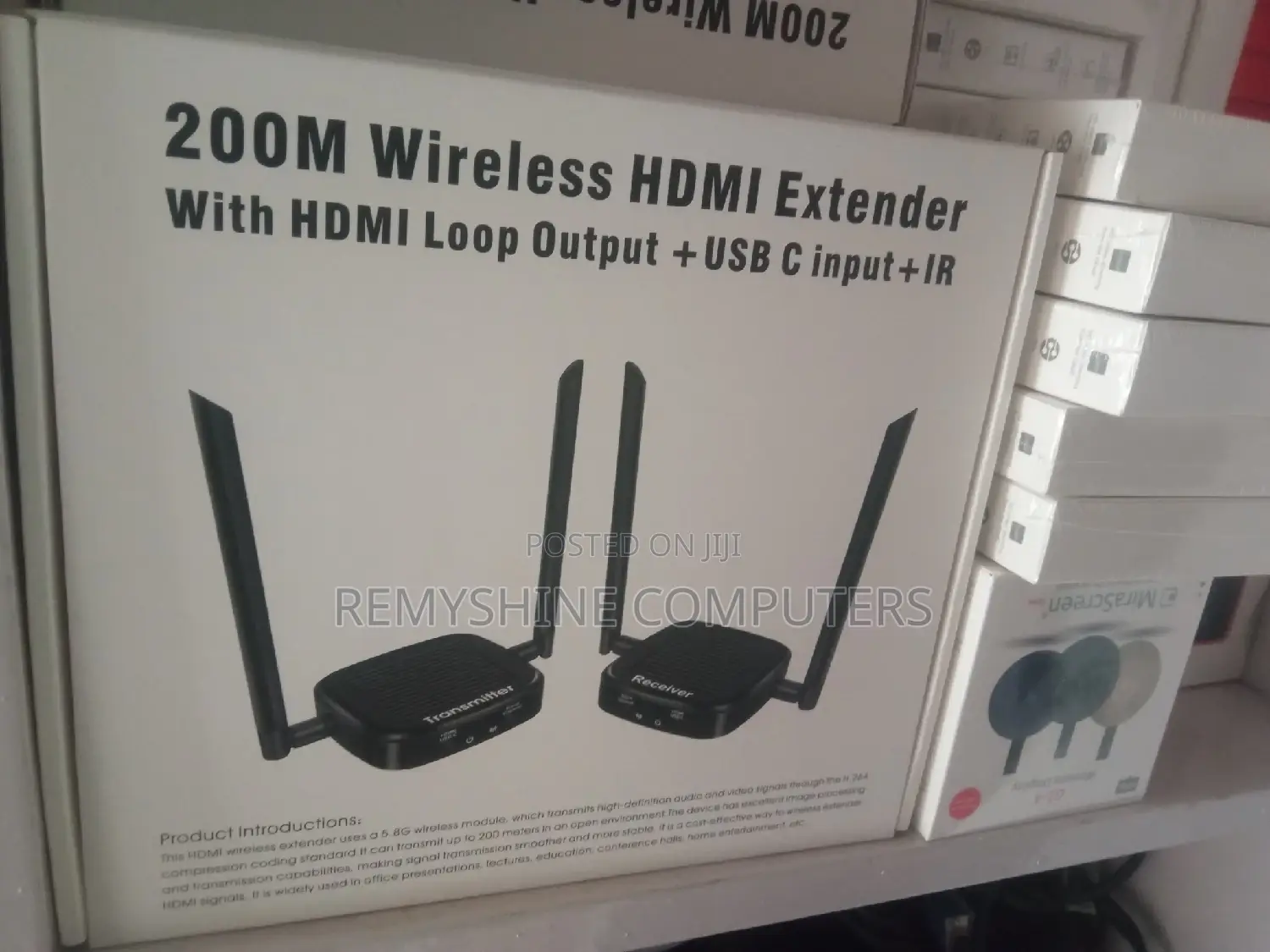200m Wireless Hdmi Extender With Hdmi Loop Output + Usb C