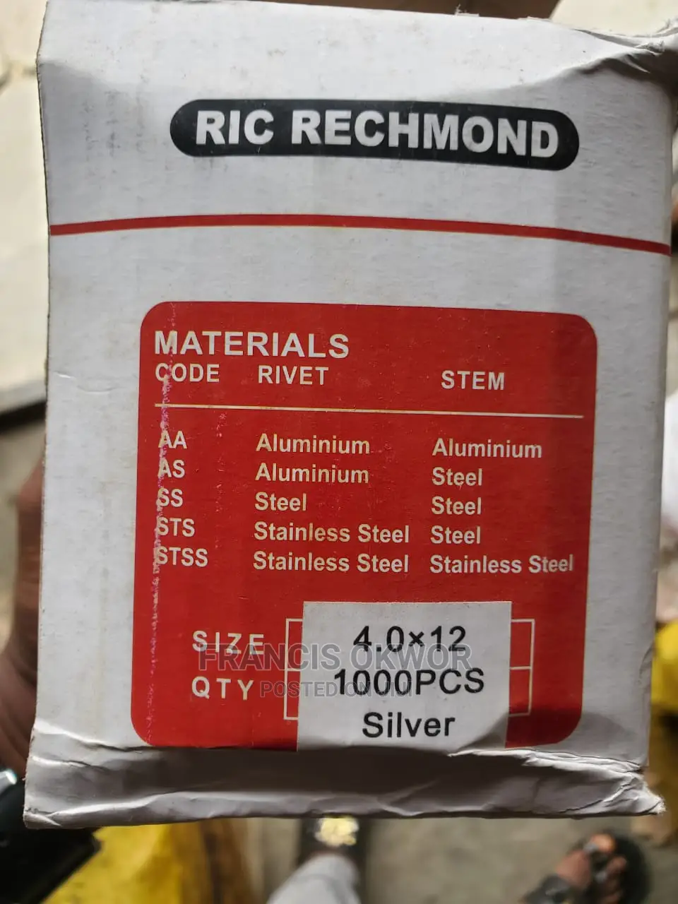 Rivert Pin