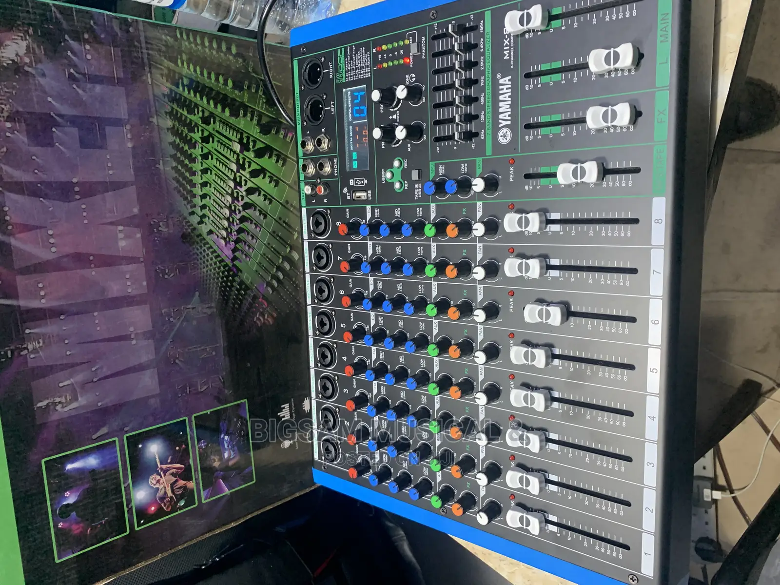 8channel Yamaha Professional Mixer With Recording Function