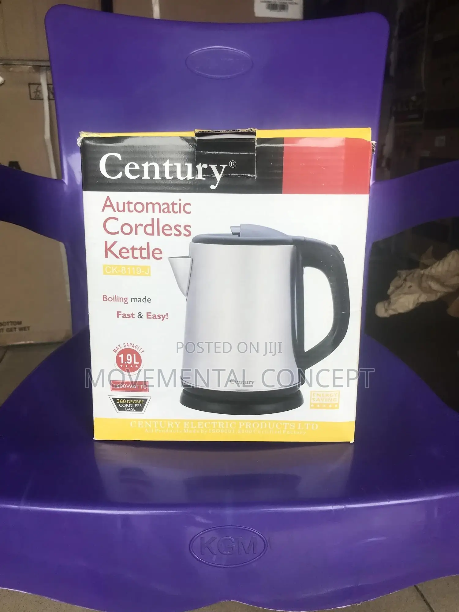 Century Automatic Cordless Kettle CK-8119-J