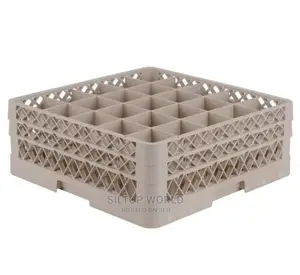 Glass Cup Crate by 25 and by 36 Holes