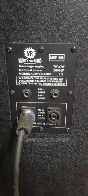Mighty Pro Audio Double Speaker Model Msp500