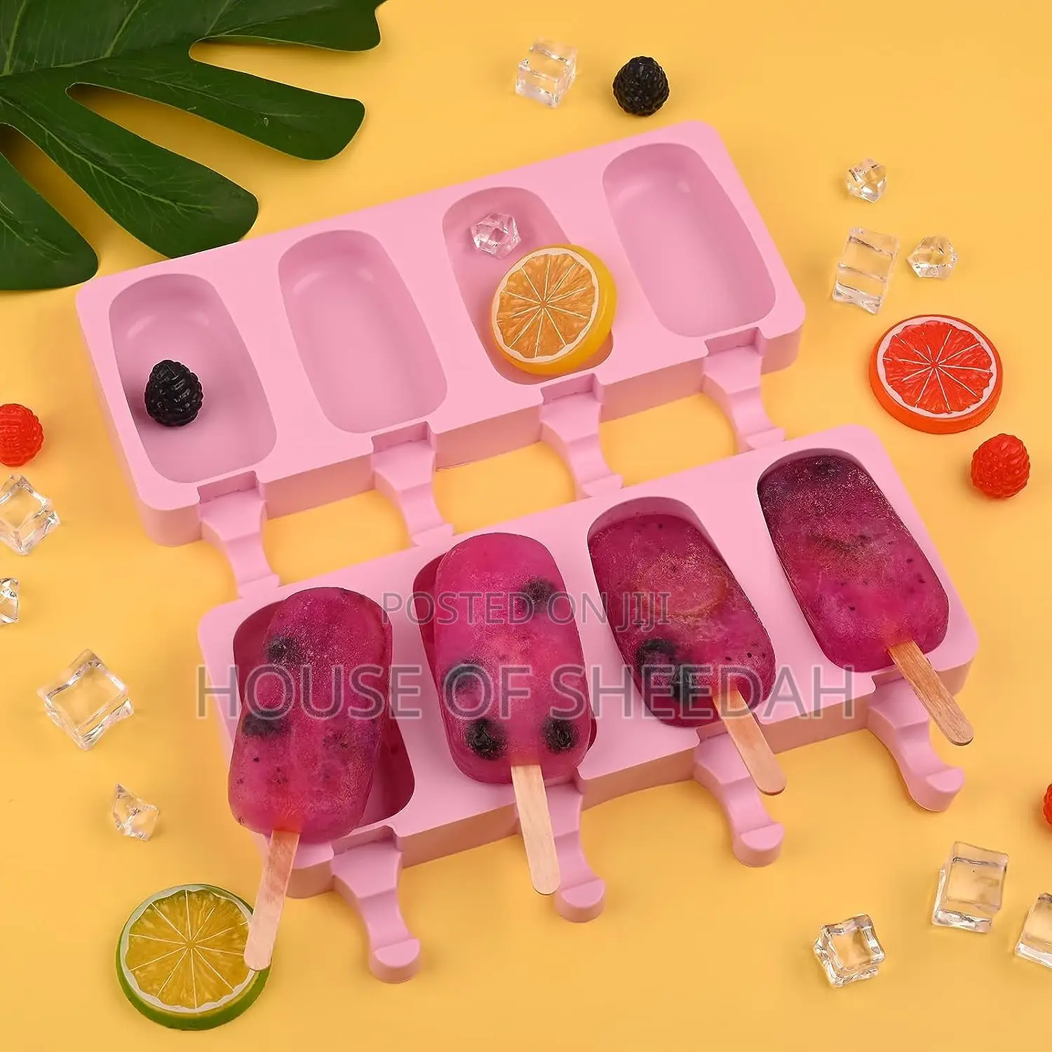 Silicon Popsicle Mold With 50 Sticks