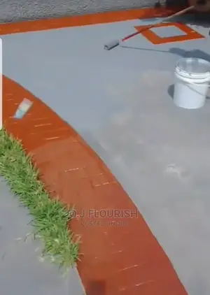 Concrete Stamped Painting Polishing Sealer