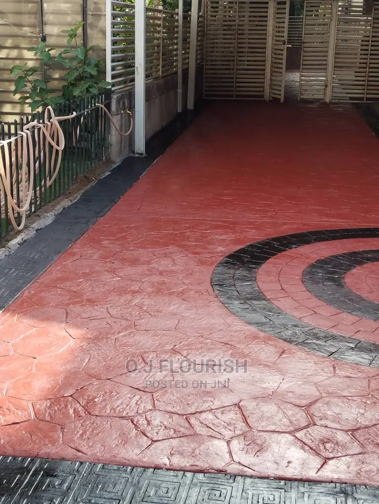 Floor Stamped Concrete Design