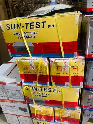 Sun Test 200ah Battery Available