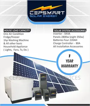 5kva Solar With 15 Solar Panels