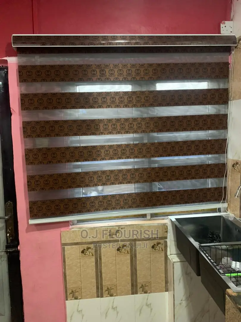 Brown Window Blinds