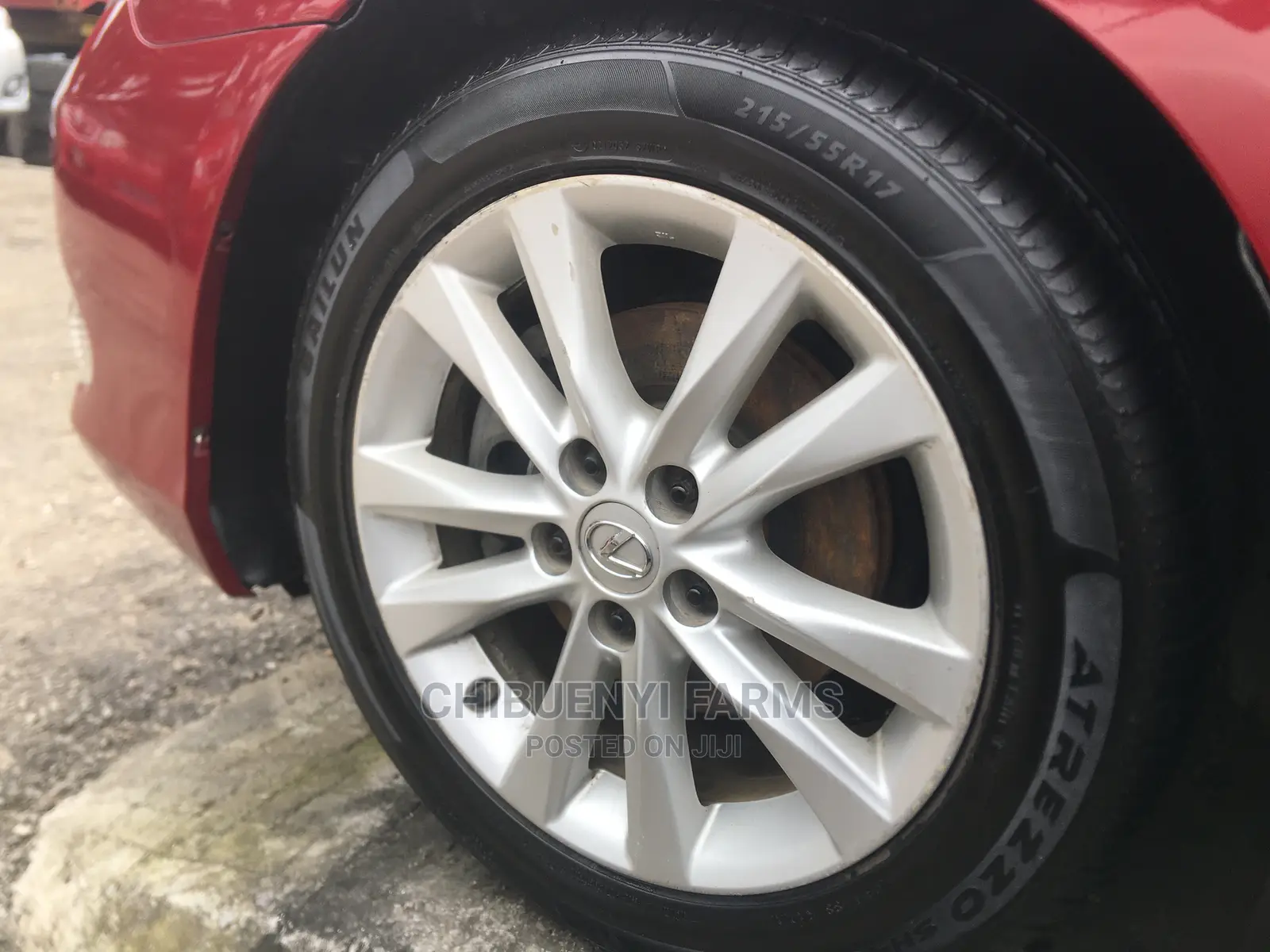 Lexus ES 350 2010 Red