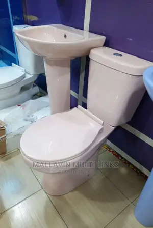 Pink Toilet Seat ( WC Set)