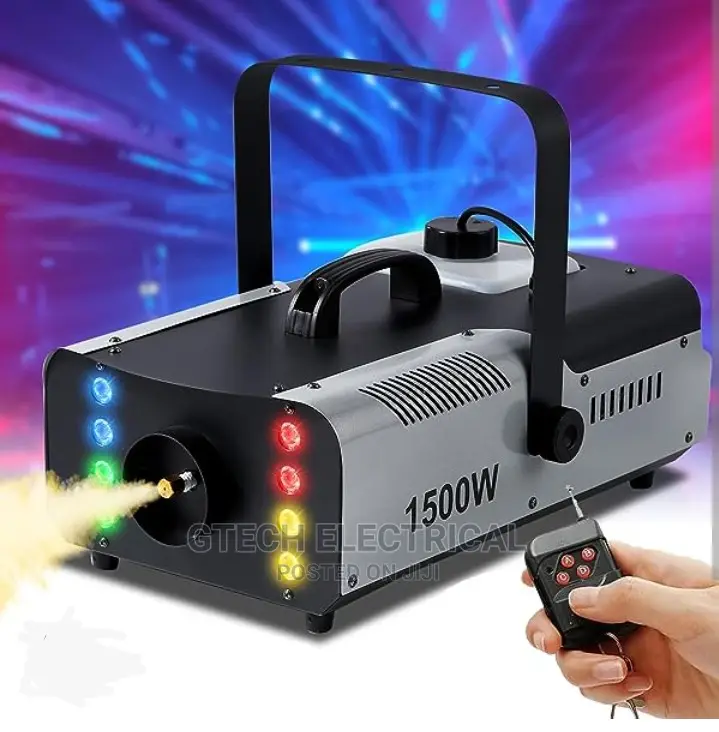 Machine 1500w Smoke Machine RGB 8 Led Lights