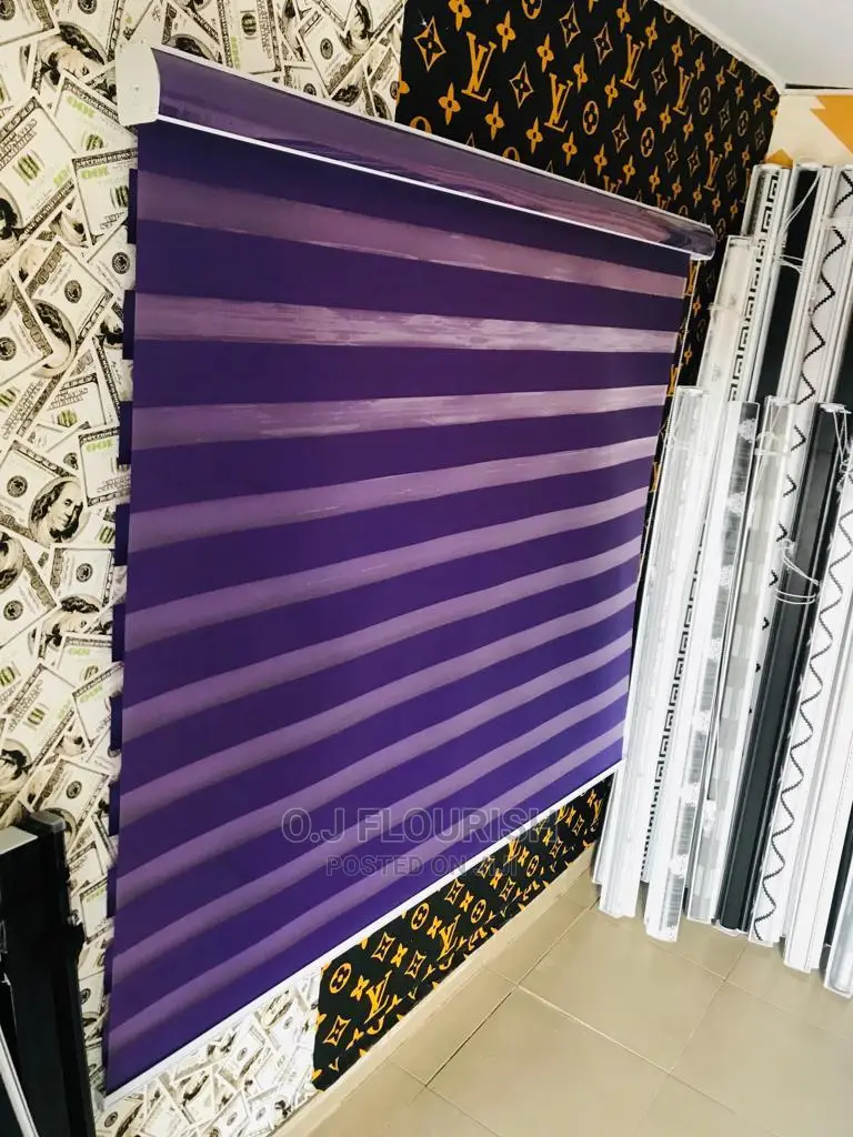 Purple Window Blinds