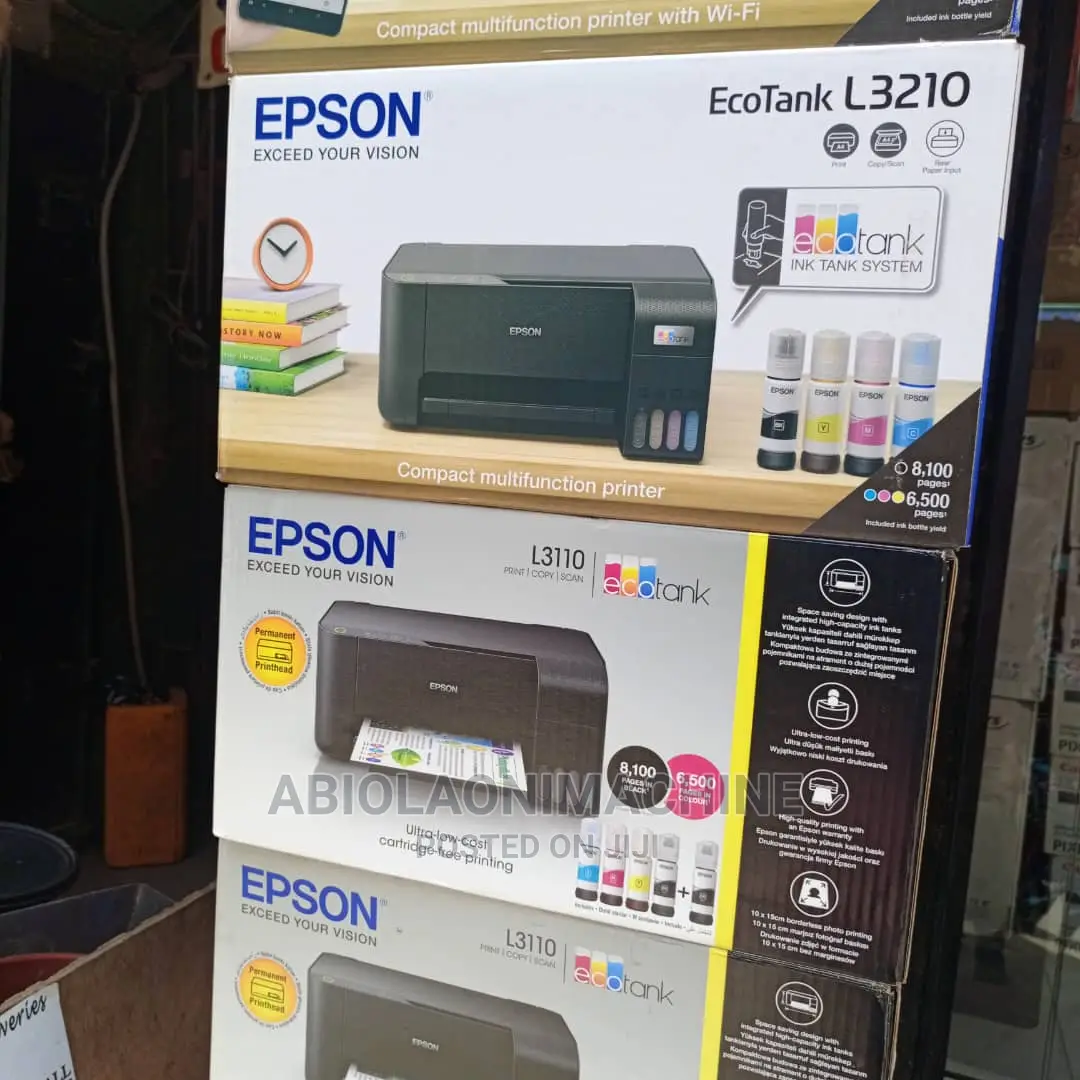 Epson Printer Ecotank L3210 (Sublimation Printer)