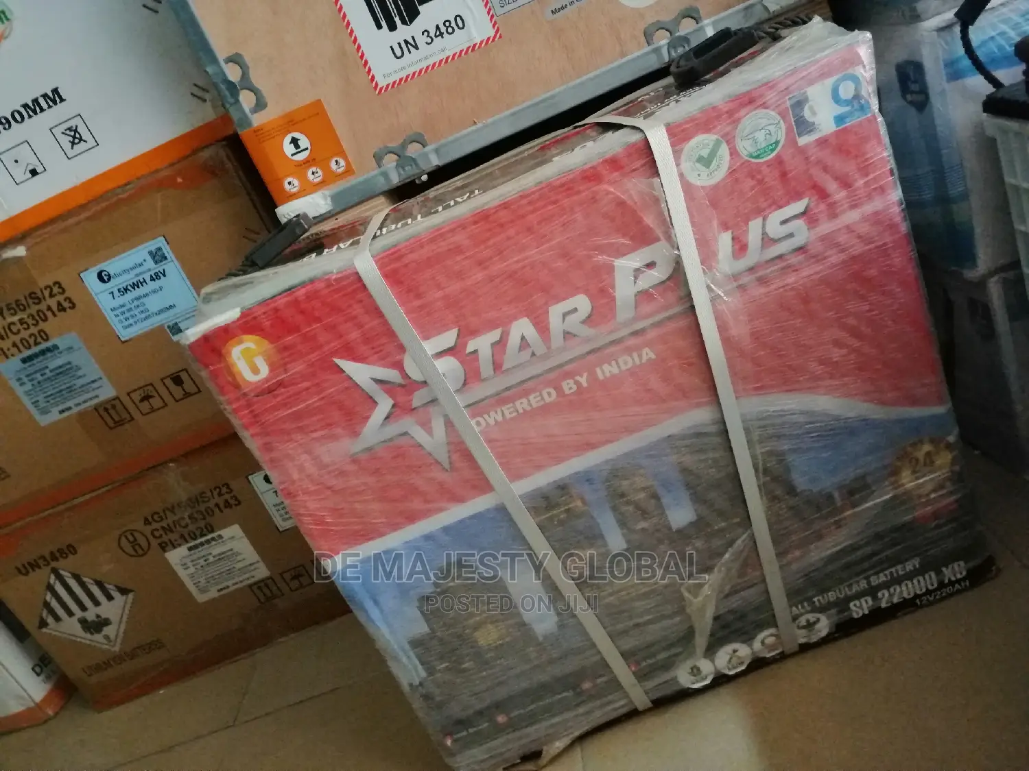 12v 220a Star Plus Tubular Battery